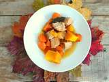 Sauté de veau aux courges et carottes (Sautéed veal with squash and carrots)