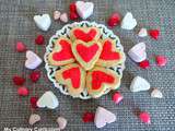 Shortbread coeur au citron (Lemon heart shortbread)