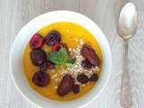 Smoothie bowl mangue - banane (Mango and banana smoothie bowl)