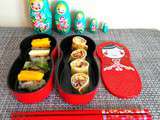 Sushis et makis sucrés en bento (Sweet sushis and makis in bento)