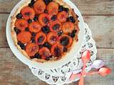 Tarte abricots et myrtilles (Apricot and blueberry tart)