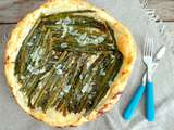 Tarte aux asperges et parmesan (Asparagus and parmesan tart)