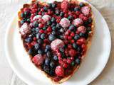 Tarte aux fruits rouges (mûres, myrtilles, framboise, fraises, groseilles) -Red berries tart (blackberries, blueberries, raspberries, strawberries, blackberries)