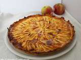 Tarte aux pommes normande (Normandy apple tart)