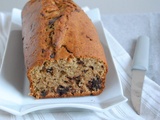 Cake au beurre de cacahuète, banane et pépites de chocolat