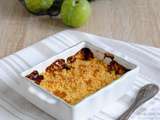 Crumble aux prunes – Recette sans gluten