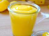 Lemon curd – version sans beurre