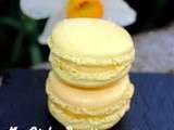 Macarons au citron garniture crème de Pierre Hermé