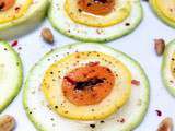 Carpaccio de courgettes & carotte