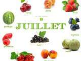 Juillet : agenda des produits frais