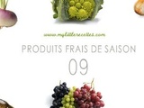 Produits frais de saison à consommer en septembre