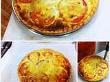 Tarte à la tomate et au thon