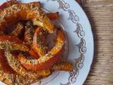 Mediteranean Roasted red kuri squash // Potimarron roti aux saveurs méditeranéennes