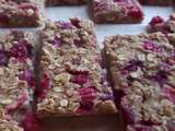 Oats and cranberry breakfast bars // Barres aux flocons d'avoine et canneberges