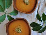 Red lentil soup with tahini // Soupe aux lentilles corail et tahin