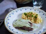 Escalopes de veau à la crème de cerfeuil