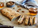 Fougasse à la Fourme d'Ambert et aux oignons