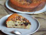 Gâteau au yaourt de mon enfance, poires et chocolat