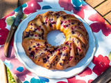 Gâteau au yaourt groseille et cassis