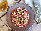 Salade de tomates et fenouil, vinaigrette au Pastis