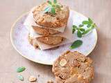 Cookies à la châtaigne et tomme de chèvre - Savory cookies with chestnut and goat cheese