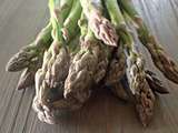 Tarte aux asperges vertes, chèvre et estragon - Asparagus tart with goat cheese and tarragon