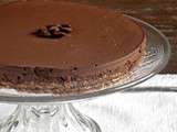 Tarte sans cuisson au chocolat, café et kasha - No bake chocolate tart with coffee and kasha