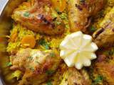 Ailes de poulet, riz et carottes