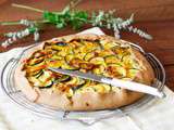 Tarte rustique courgettes, ricotta et estragon