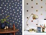 Tendance déco : des pois sur les murs