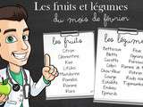 Fruits et legumes de fevrier