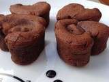 Moelleux au coeur coulant chocolat avec ou sans thermomix