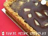 Tarte poire chocolat sans cuisson