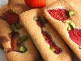 Financiers fraises & pistaches