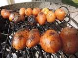 Brochettes de Pommes de terre au barbecue