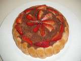 Charlotte chocolat fraises