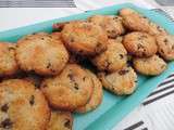 Cookies à la noix de coco et pépites de chocolat