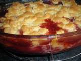 Crumble aux fraises