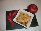 Crumble de pommes aux Daims