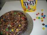 Fondant au chocolat et au m&m's