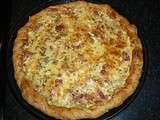 Tarte lardons poireaux