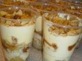 Verrine Tiramisu aux crêpes, pommes et caramel