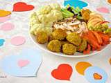 Assiette de St Valentin (vegan)