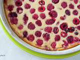 Flan framboises et cassis (vegan)