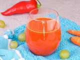 Jus de carottes au poivron rouge