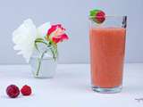 Jus de tomates et framboises (vegan)