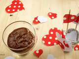 Mousse au chocolat pour la St Valentin