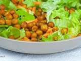 Salade de pois chiche grillés (vegan)