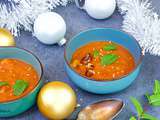 Soupe de châtaignes de Noël vegan