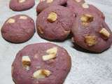 Cookies aux framboises et chocolat blanc